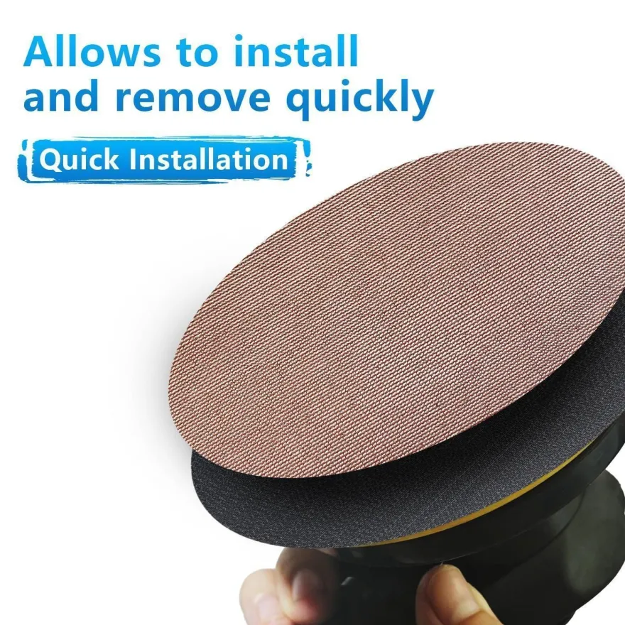 GZKTY Schleifgitter 150mm Klett, Körnung 150, 50 Stück - Ideal für