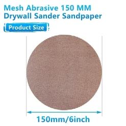 GZKTY Schleifgitter 150mm Klett, Körnung 150, 50 Stück - Ideal für