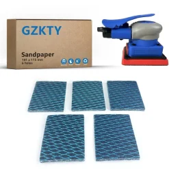 GZKTY Schleifpapier Klett 75x100mm, 180 Körnung, 120 Stück für Schwingschleifer