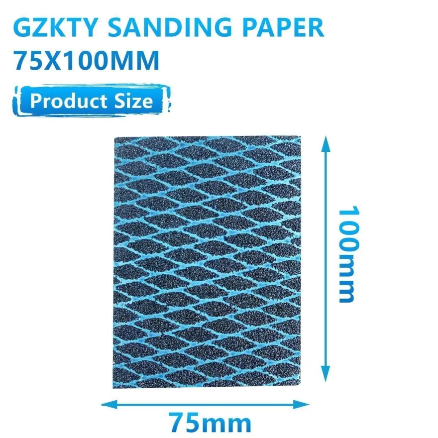 GZKTY Schleifpapier Klett 75x100mm, 180 Körnung, 120 Stück für Schwingschleifer
