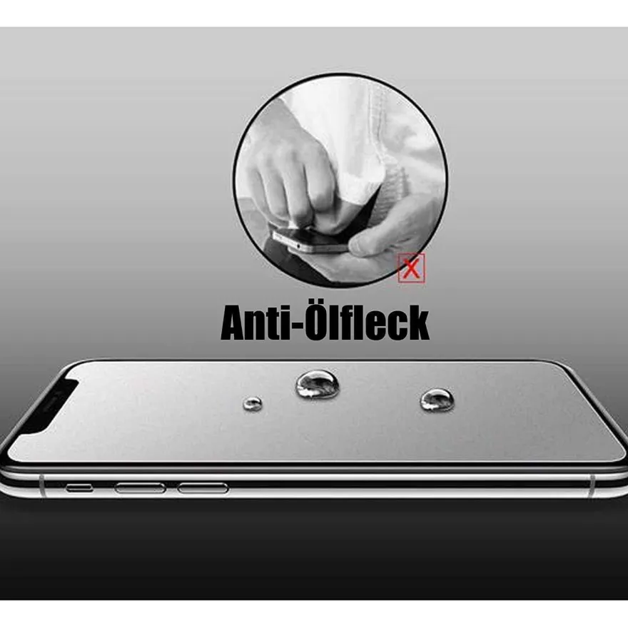 Haiwill 3x Matt Schutzfolie für iPhone 11 Pro Max / XS Max - Kratzfest