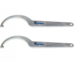 2 Hakenschlüssel Verstellschlüssel FÜR Gewindefahrwerke - 80MM - Universal