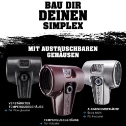 HALDER Simplex Tempergussgehäuse 60mm