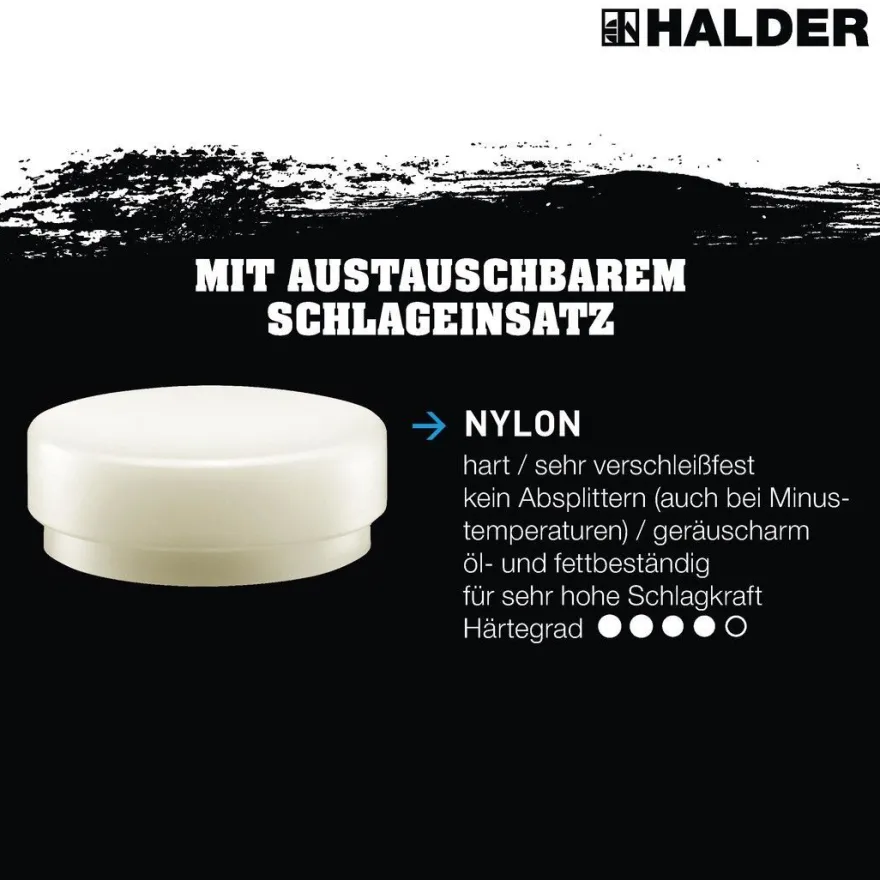 HALDER Supercraft Ersatzeinsatz Nylon 100mm