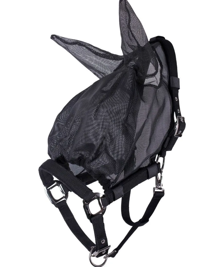 Halfter mit abnehmbarer Fliegenmaske mit Ohren, Full