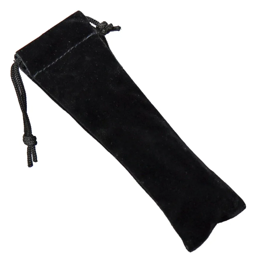 Haller Damast, Damast Taschenmesser mit Ebenholz Griff Nagelrille Klappmesser