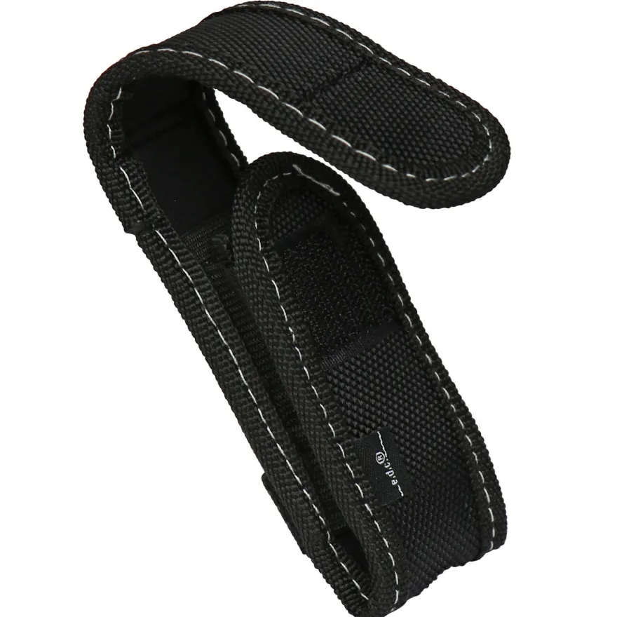 Haller Nylon Etui für Taschenmesser schlankes Messeretui Heft bis 11 cm schwarz