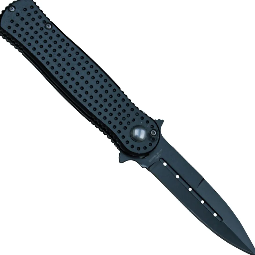 Haller Springmesser mit Sicherung Leichtmetallgriff mit Gürtelclip (ab 18)