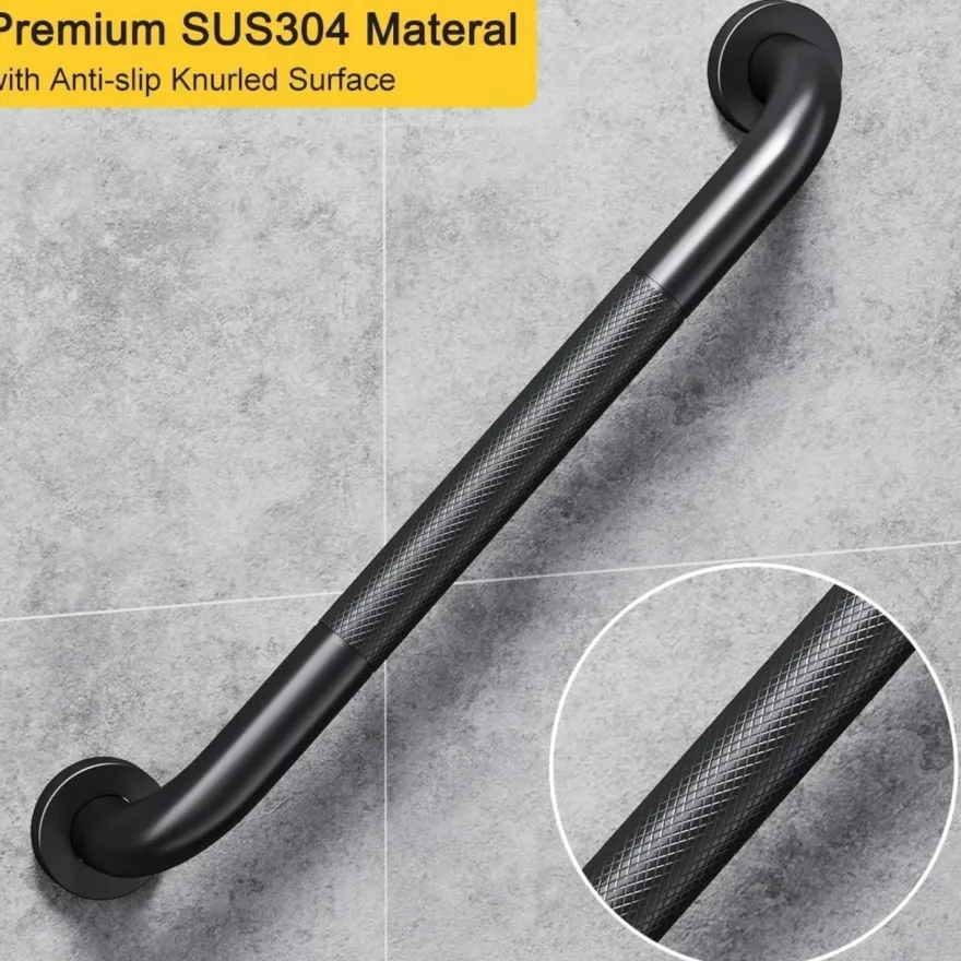 Haltegriff Edelstahl Rutschfest 41cm Badewanne Dusche Sicherheitsgriffe