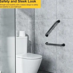 Haltegriff Edelstahl Rutschfest 41cm Badewanne Dusche Sicherheitsgriffe