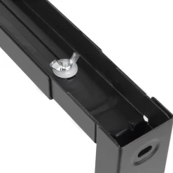 Halterung Wandhalterung für Mikrowellen Grillofen Backofen bis 30 kg Schwarz