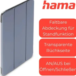Hama Smart Case Tasche Cover Schutz-Hülle für Apple iPad A16 11 Gen 2025 10 2022