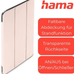 Hama Smart Case Tasche Cover Schutz-Hülle für Apple iPad A16 11 Gen 2025 10 2022