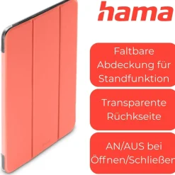 Hama Smart Case Tasche Cover Schutz-Hülle für Apple iPad A16 11 Gen 2025 10 2022