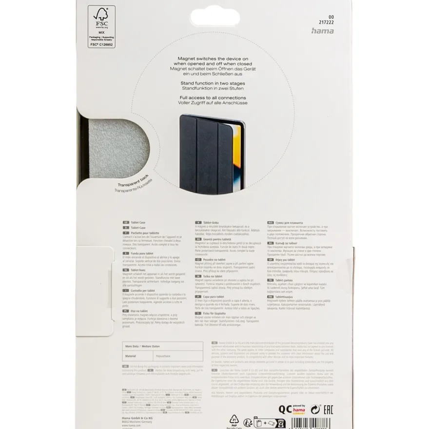 Hama Smart Case Tasche Cover Schutz-Hülle für Apple iPad A16 11 Gen 2025 10 2022