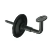 Handlaufhalter Handlaufstütze Wandhalter Metall Schwarz 74,5mm Stockschraube