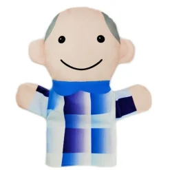 12 Handpuppen Familienmitglieder aus Stoff Plüsch Spielzeug Plüschtiere