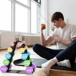 Hantelständer Rack Gewichtsorganisator für Hanteln Gym Fitnessstudio
