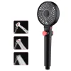 HAPPUP Duschkopf mit Filter, Wassersparend 4.5l/min, 3 Strahlarten