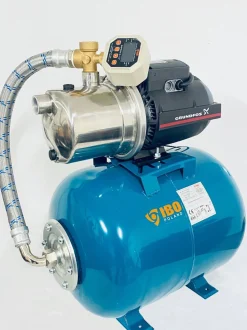 Hauswasserwerk Grundfos Pumpe JP 4-47 4000l/h Trocklaufschutz elek Druckschalter