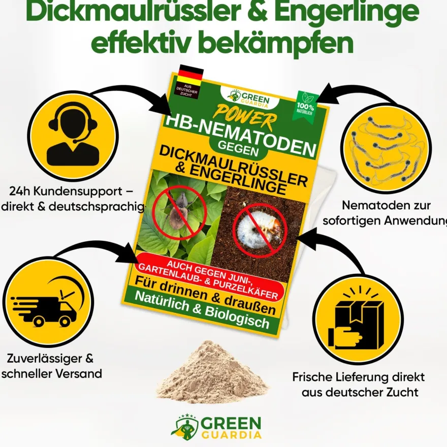 HB-Nematoden gegen gegen Dickmaulrüssler & Engerlinge