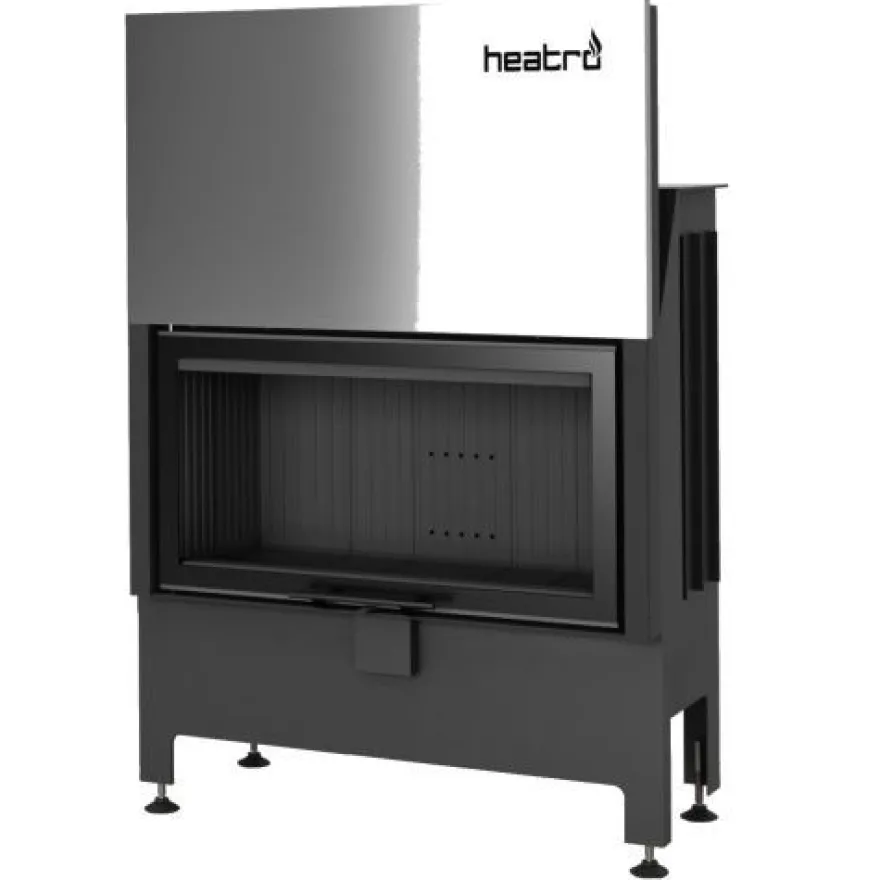 Heatro 81H Black Kamineinsatz mit Hebetür 12kW
