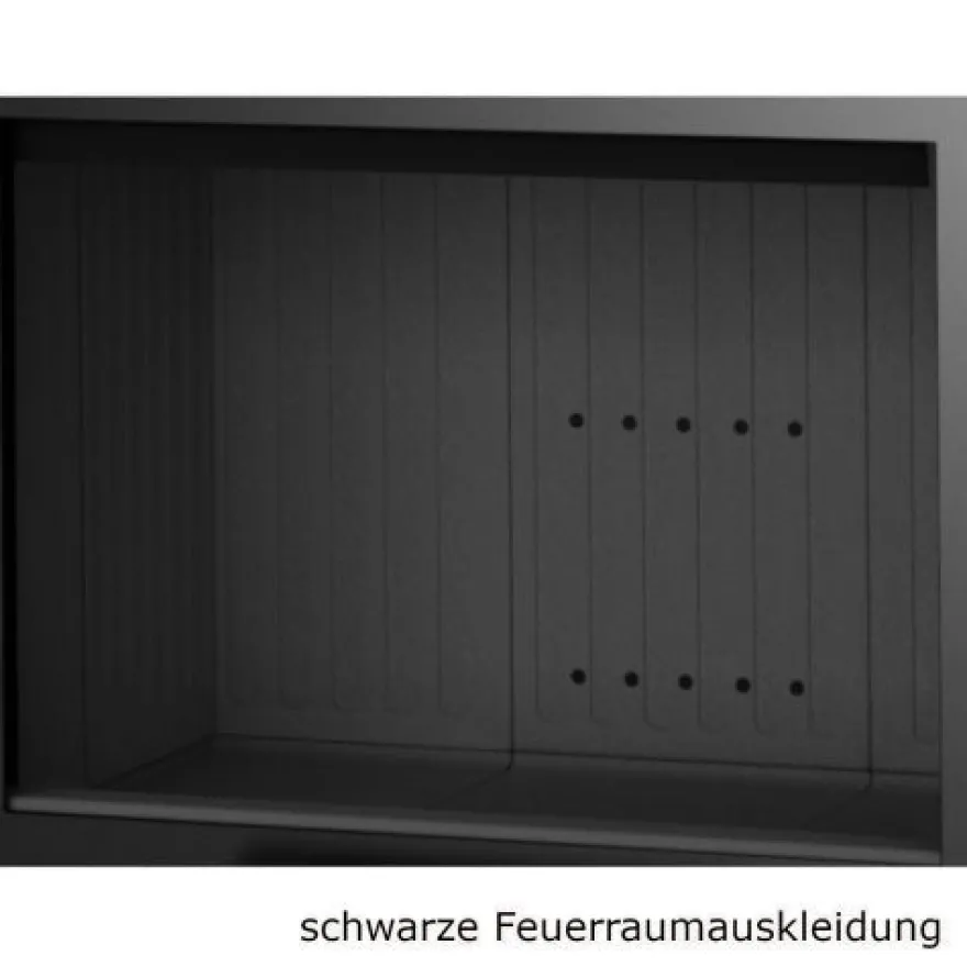 Heatro 69P Eck-Kamineinsatz 11kW rechtsverglast