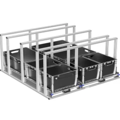Heckauszug Kastenwagen Doppelauszug 1200mm mit Ablagen Fläche