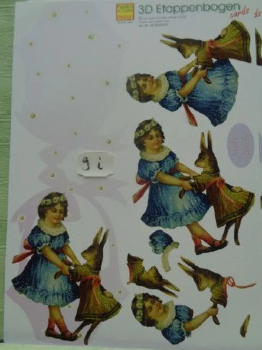 Heike Schäfer 3D Schneidebogen Etappenbogen cards Frohe Ostern
