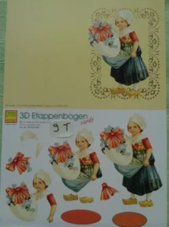 Heike Schäfer 3D Schneidebogen Etappenbogen cards Frohe Ostern