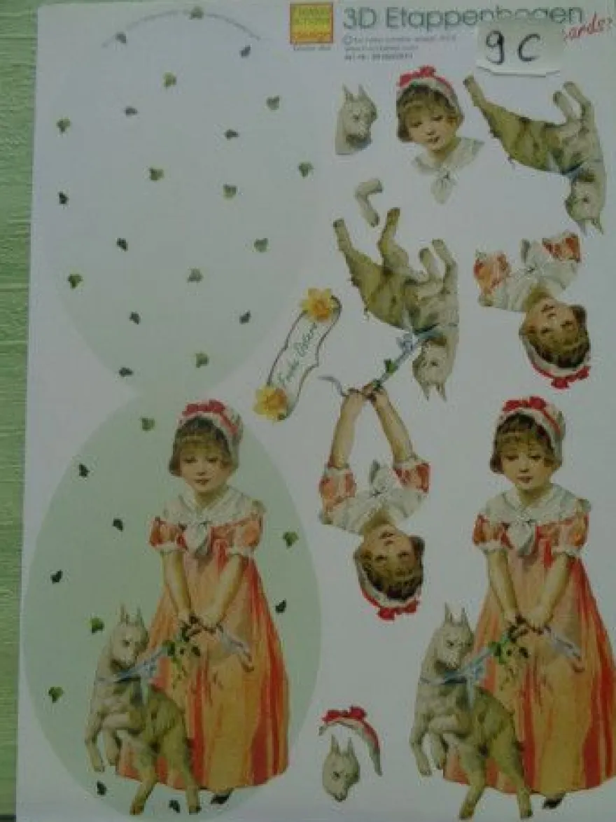 Heike Schäfer 3D Schneidebogen Etappenbogen cards Frohe Ostern