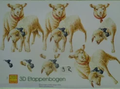 Heike Schäfer 3D Schneidebogen Etappenbogen cards Frohe Ostern