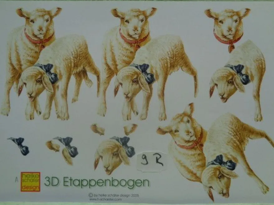 Heike Schäfer 3D Schneidebogen Etappenbogen cards Frohe Ostern