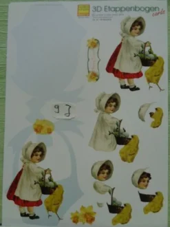 Heike Schäfer 3D Schneidebogen Etappenbogen cards Frohe Ostern