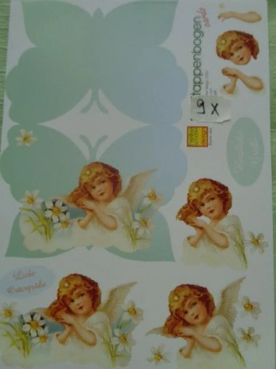 Heike Schäfer 3D Schneidebogen Etappenbogen cards Frohe Ostern