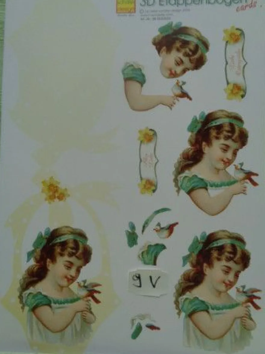 Heike Schäfer 3D Schneidebogen Etappenbogen cards Frohe Ostern