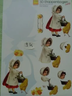 Heike Schäfer 3D Schneidebogen Etappenbogen cards Frohe Ostern