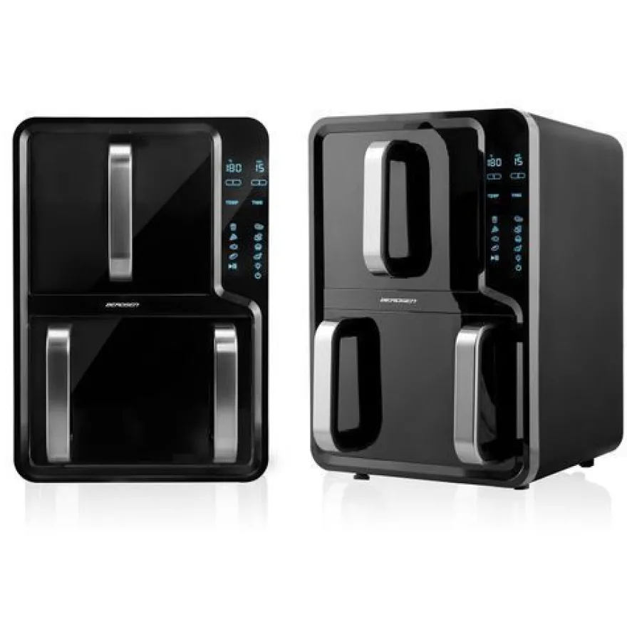 Heißluftfritteuse, Doppelkammer, vertikal, 12 l, Berdsen 2800W BD-664
