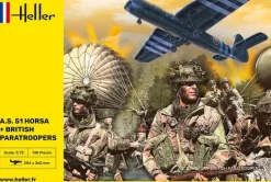 Heller A.S. 51 Horsa+ Paratroopers in 1:72 1010353130 Glow2B 35313 Bausatz