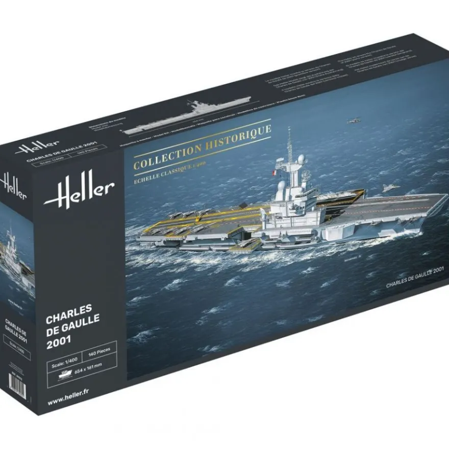 Heller - Charles de Gaulle 2001 - 1:400 - 140 Teile