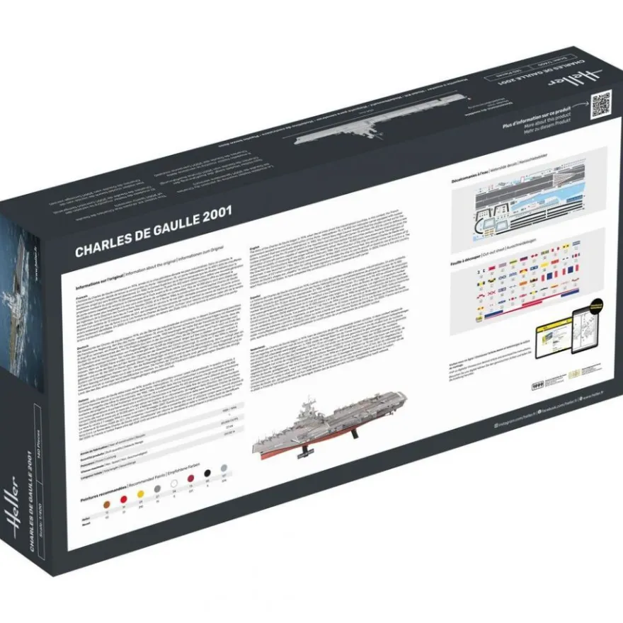 Heller - Charles de Gaulle 2001 - 1:400 - 140 Teile