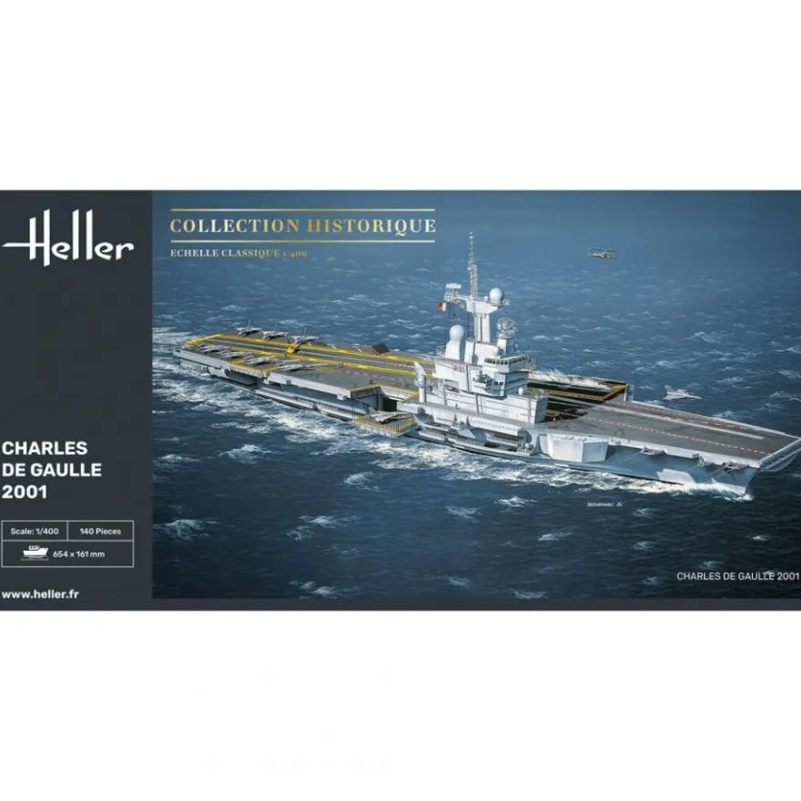 Heller - Charles de Gaulle 2001 - 1:400 - 140 Teile