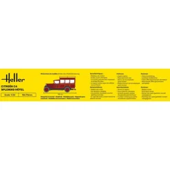 Heller - Citroen C4 Splendid Hôtel - 1:24 - 106 Teile