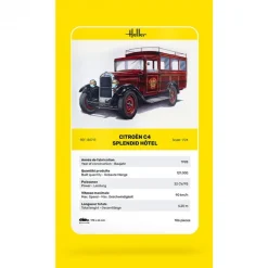Heller - Citroen C4 Splendid Hôtel - 1:24 - 106 Teile