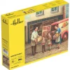 Heller - Grocer Family - 1:24 - 31 Teile - 4 Figuren