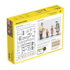 Heller - Grocer Family - 1:24 - 31 Teile - 4 Figuren