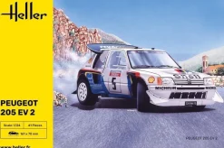 Heller Peugeot 205 EV 2 in 1:24 1000807160 Glow2B 80716 Bausatz