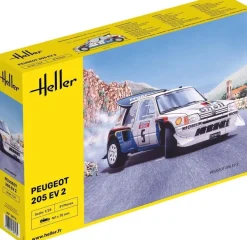 Heller Peugeot 205 EV 2 in 1:24 1000807160 Glow2B 80716 Bausatz