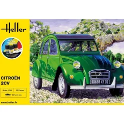 Heller - Starter Kit Citroën 2 CV - 1:24 - 99 Teile