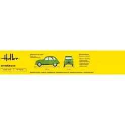 Heller - Starter Kit Citroën 2 CV - 1:24 - 99 Teile